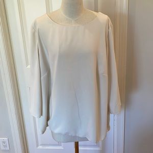 Talbots women’s 2XL cream blouse